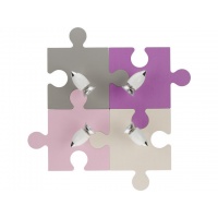 Πλαφονιέρα Τετράφωτη Puzzle